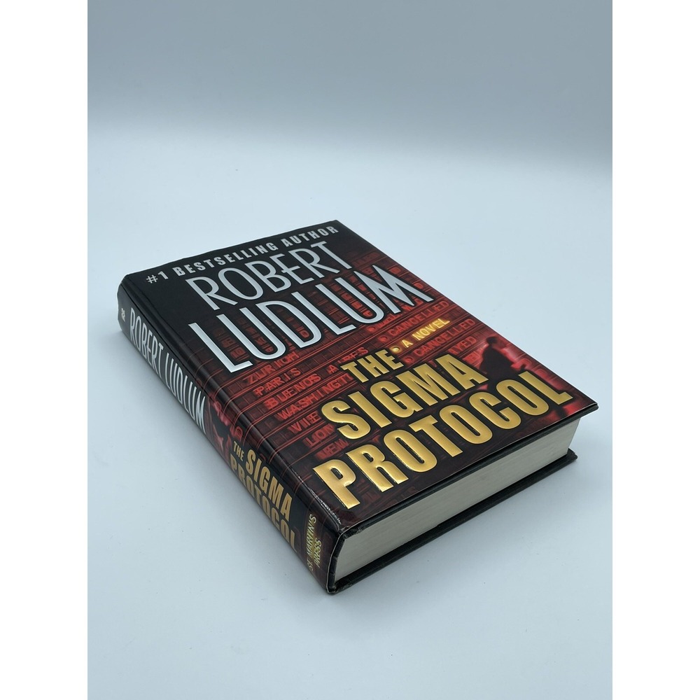 The Sigma Protocol by Robert Ludlum (2001, Hardcover, First edition)
